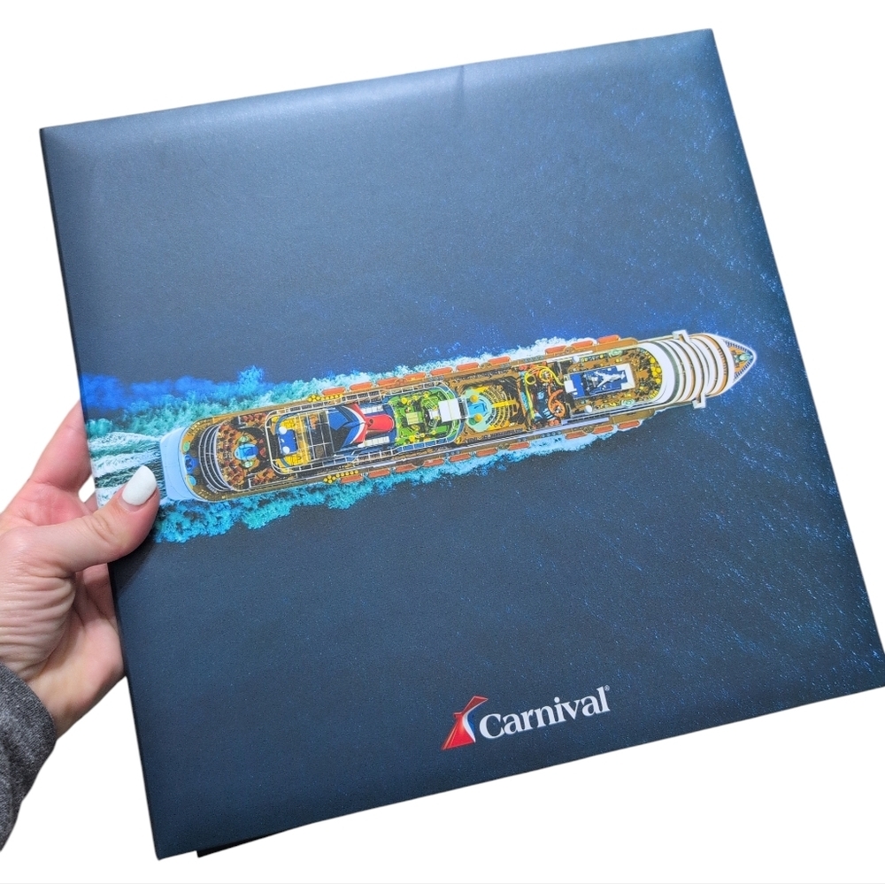 Carnival Cruise Photo Book‎ Album Folio Two 8X10 Slots New